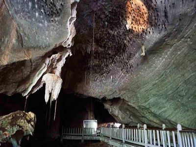 The Huge Bat Caves With Stalactites & Stalagmites