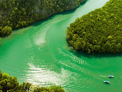 Emerald Green Water